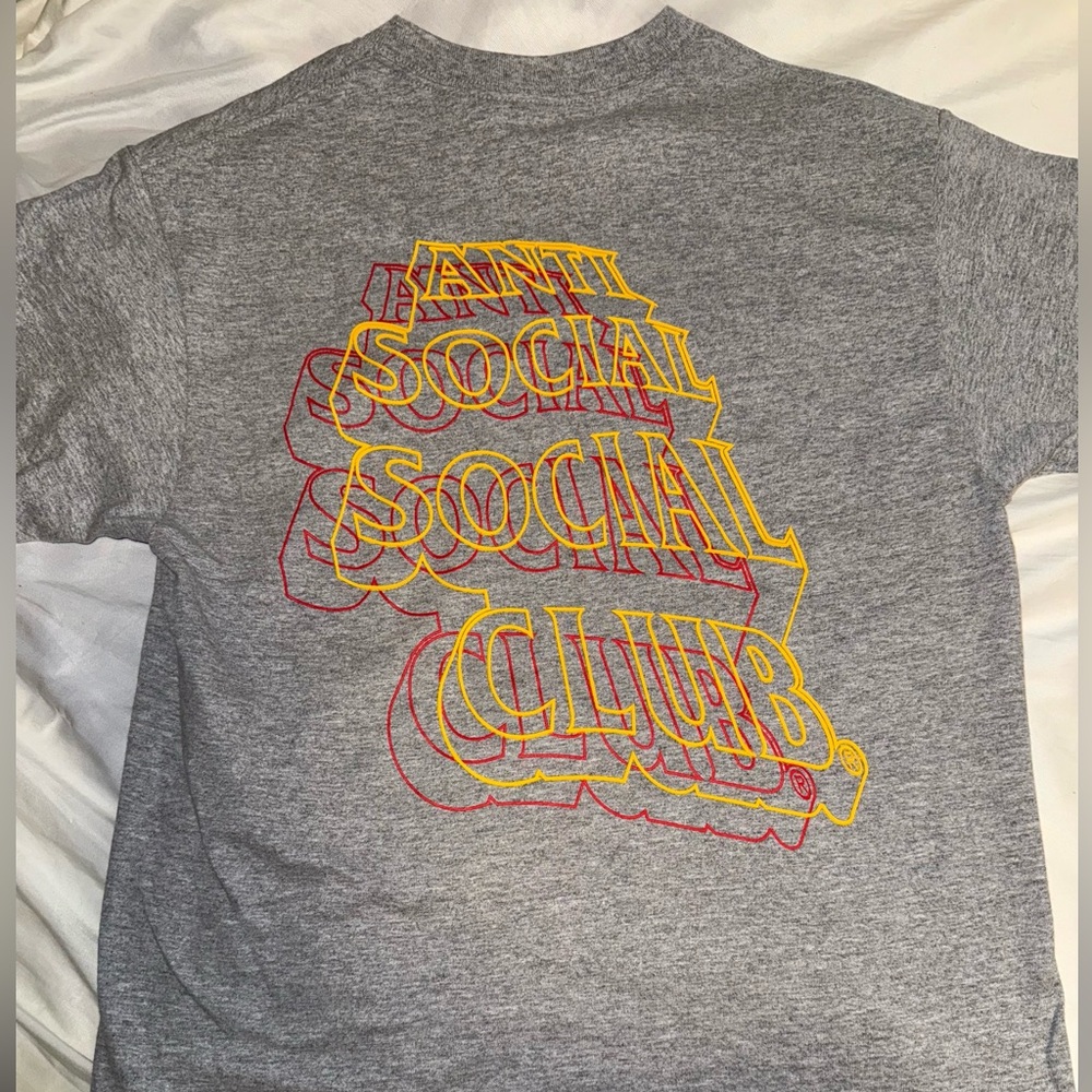 New Anti Social Social Club Gray Tee